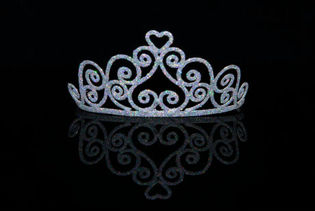 Tiara Silver Sparkle Heart