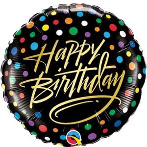 18" Happy Birthday Balloon