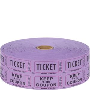 Double Purple Tickets 2000 Raffle Tickets