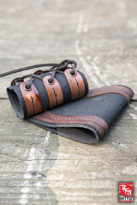 Small Canvas and Leather Frog