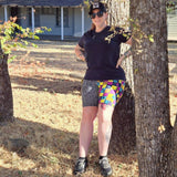 Jack & Sally Halloween Couple (Unique Exclusive) Pocket Biker Shorts - High-quality Handcrafted Vibrant Bike Shorts