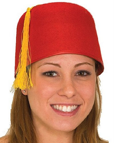 Red Felt Fez