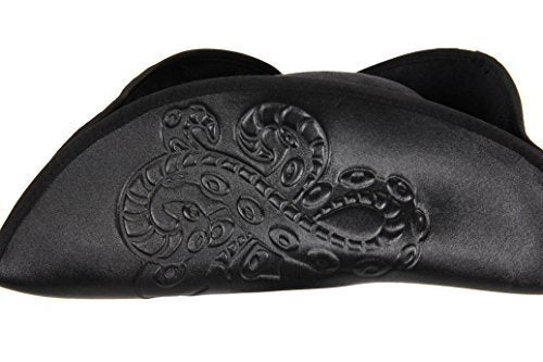 Octopus Pirate Hat Black