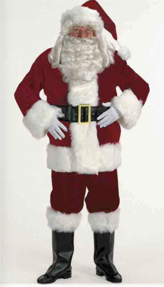 #425 Mr. Claus (Deluxe Velvet Santa) XL RENTAL