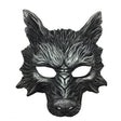 Wolf mask on a white background