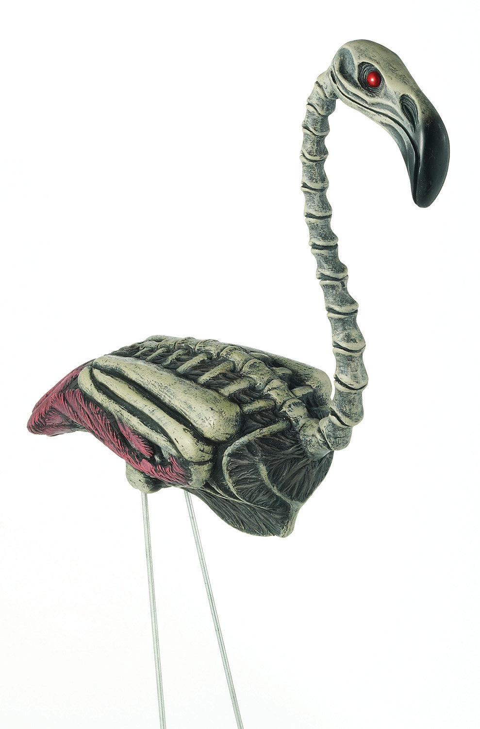 Zombie Flamingo Lawn Ornament