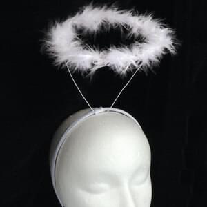 White Feather Angel Halo