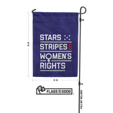 Stars, Stripes & Women's Rights Garden Flag