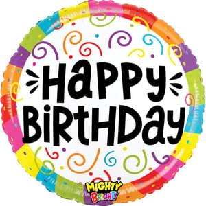 18" Happy Birthday Balloon