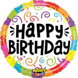 18" Happy Birthday Balloon