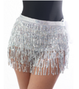 Sequin Tassel Wrap Skirt