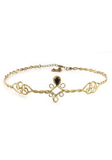 Adjustable Antique Gold/Black Circlet