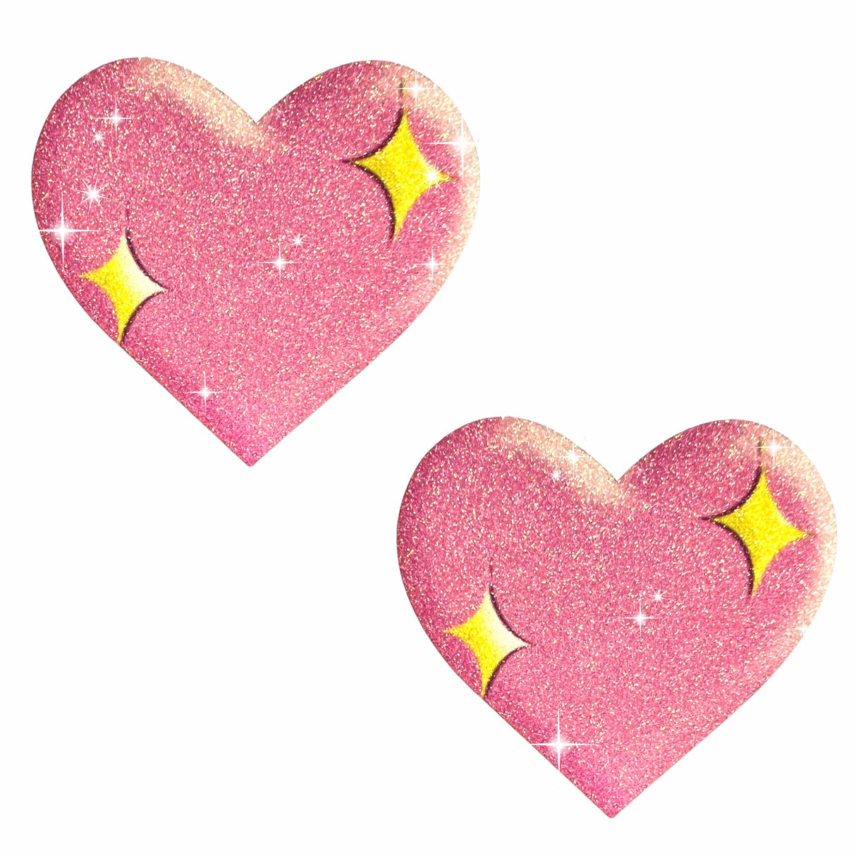 Emoji Smoochy Heart Glitter Pasties