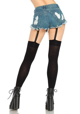 Opaque Thigh High w/ Attach