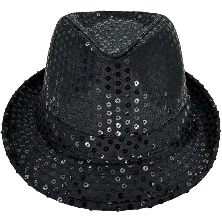 Sparkling Sequin Trilby Fedora