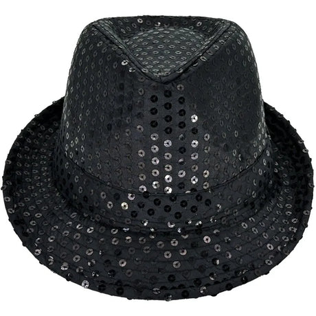 Sparkling Sequin Trilby Fedora