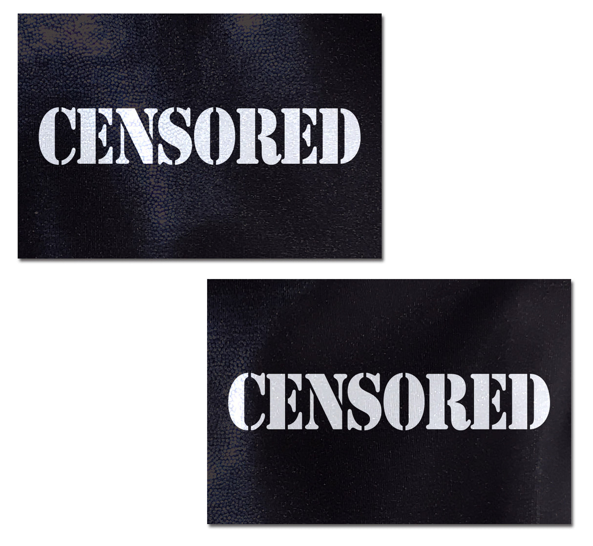 Censored: Black Censor Bar Nipple Pasties