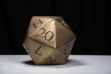 Giant D20 Die 10" Tall Display Prop