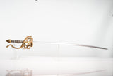 Gold Hilt Rapier Costume Film Display Prop