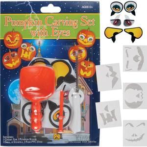 Pumpkin Carving Kit with Eyes