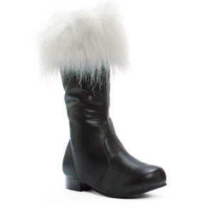 #459 Fur Topped Santa Boots Lg (12-13) RENTAL